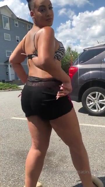 She outsidee