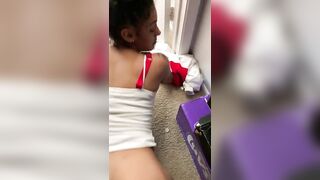 Ebony Twerk: Fuckin in closet #5