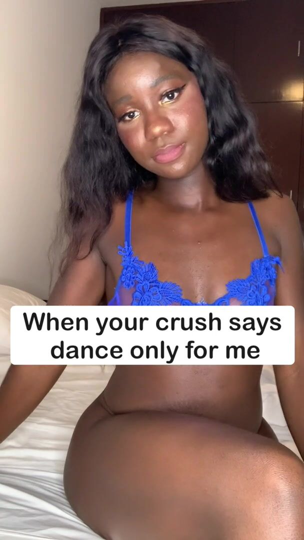 When he says dance only for me