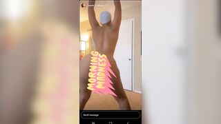 Twerk: Posted on her ig story #4