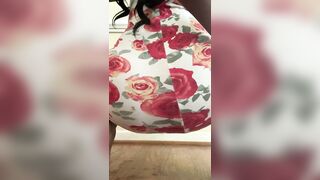 Twerk Queens: Watch me pull my dress up and show my ass. Does my ass look good in doggystyle position? #1
