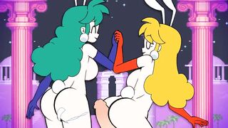 Twerk Hentai: Akane being a greedy bunny  [Parodius] #2