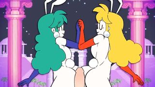 Twerk Hentai: Akane being a greedy bunny  [Parodius] #3