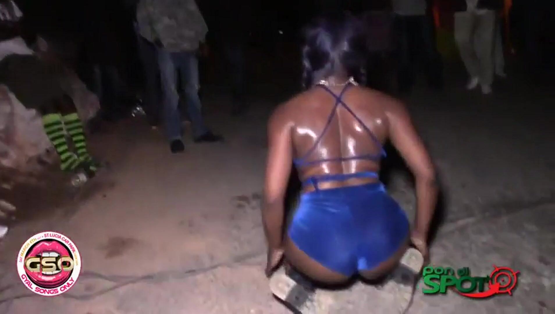 She looking fine as hell dancing in that blue outfit