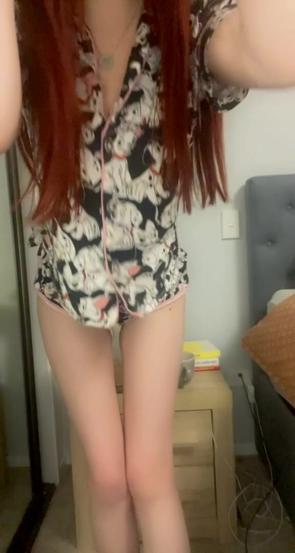 Straight out of bed, looking for daddy...